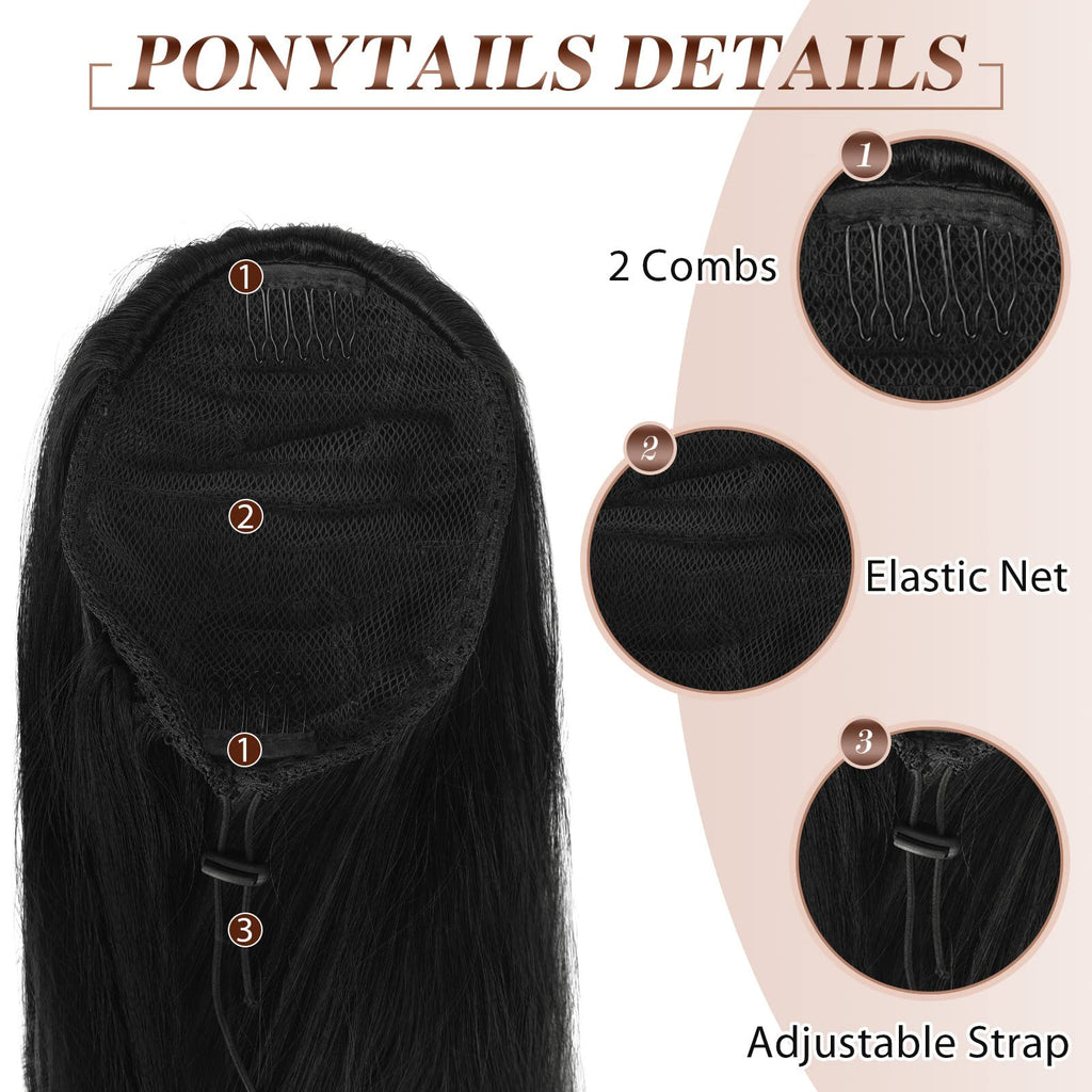 Ponytail Haarverlängerung 50cm