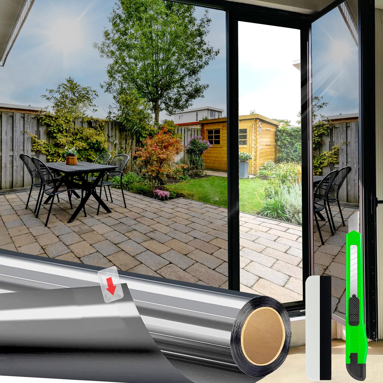 Sichtschutzfolie mit UV-Schutz