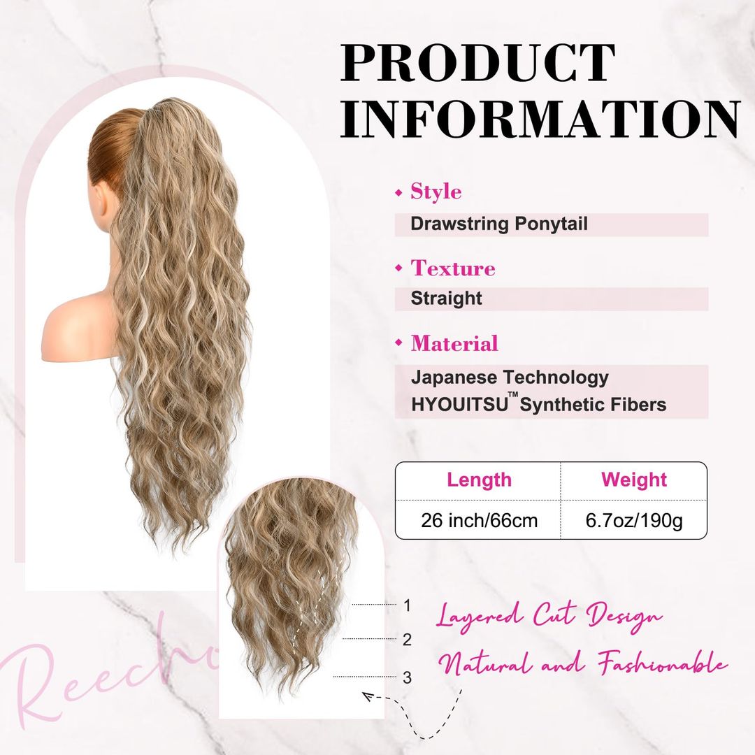 Pferdeschwanzverlängerung, 66 cm