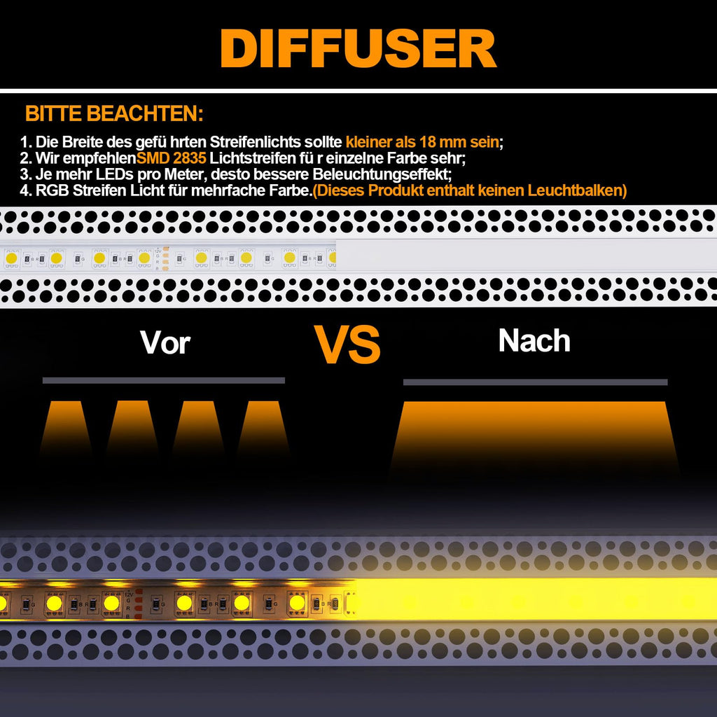 LED-Trockenbauprofil