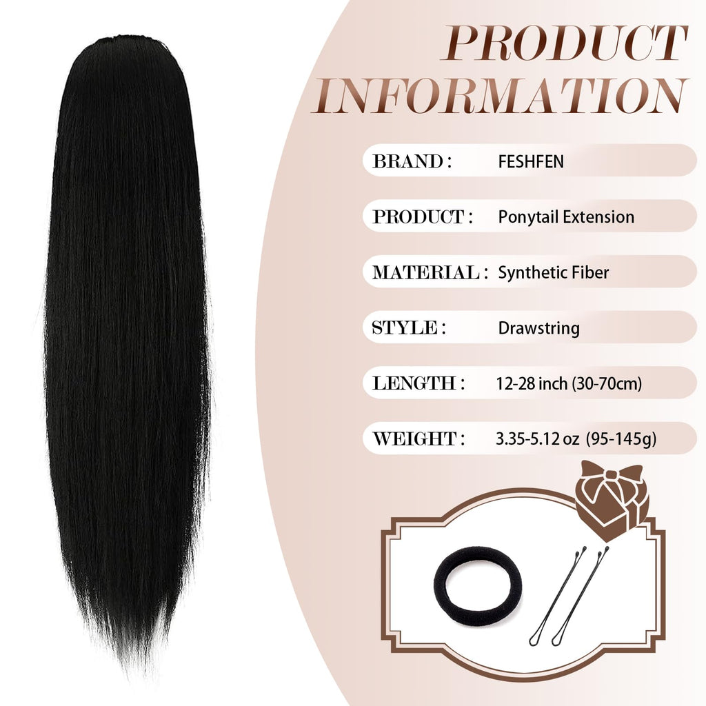 Pferdeschwanz-Extensions mit Kordelzug, 70 cm