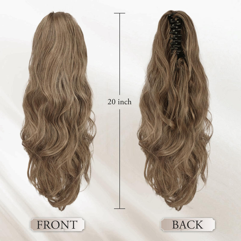 50 cm wellige Locken Pferdeschwanz Haarverlängerung