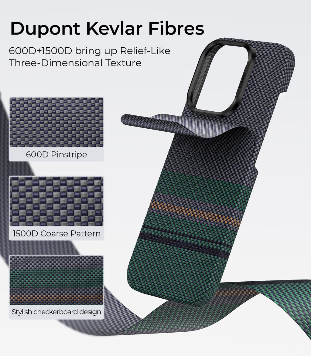 iPhone 16 Pro Hülle ultradünn aus Kevlar-Aramid Faser