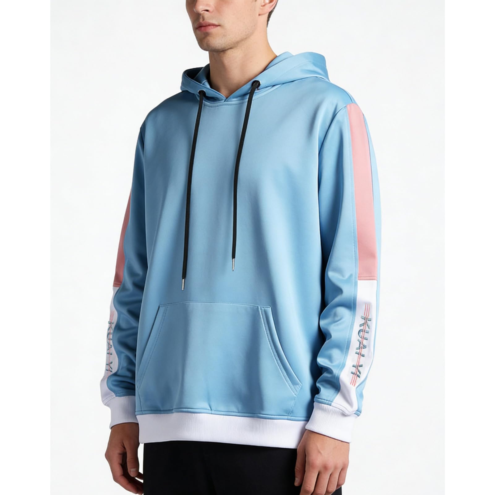 Herren Kapuzenpullover Basic – 100% Baumwolle, Langarm, S–2XL