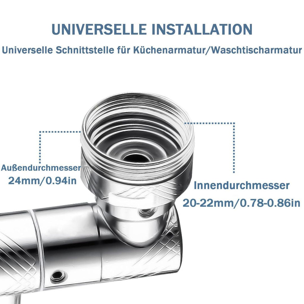 Wasserhahnverlängerung/Filter/Schwenkarm