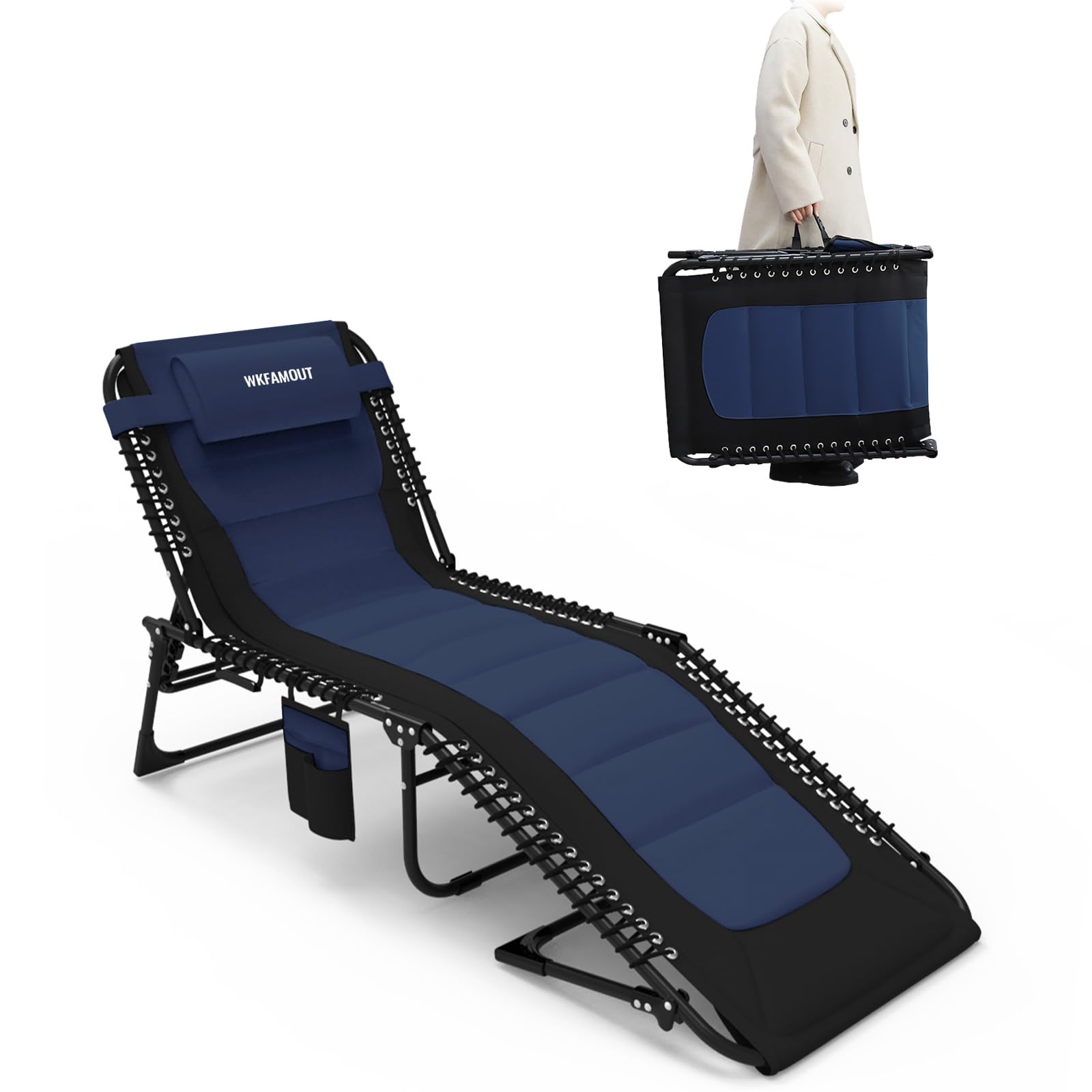 WKFAMOUT Faltbare Gartenliege