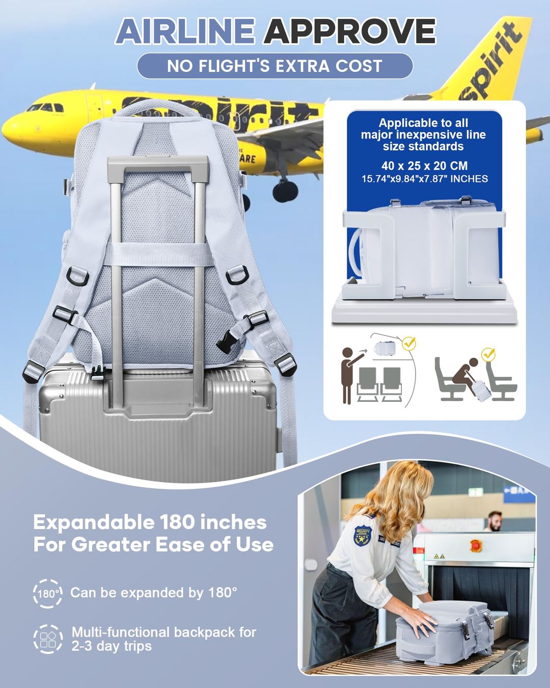 Rucksack mit Vakuumsystem