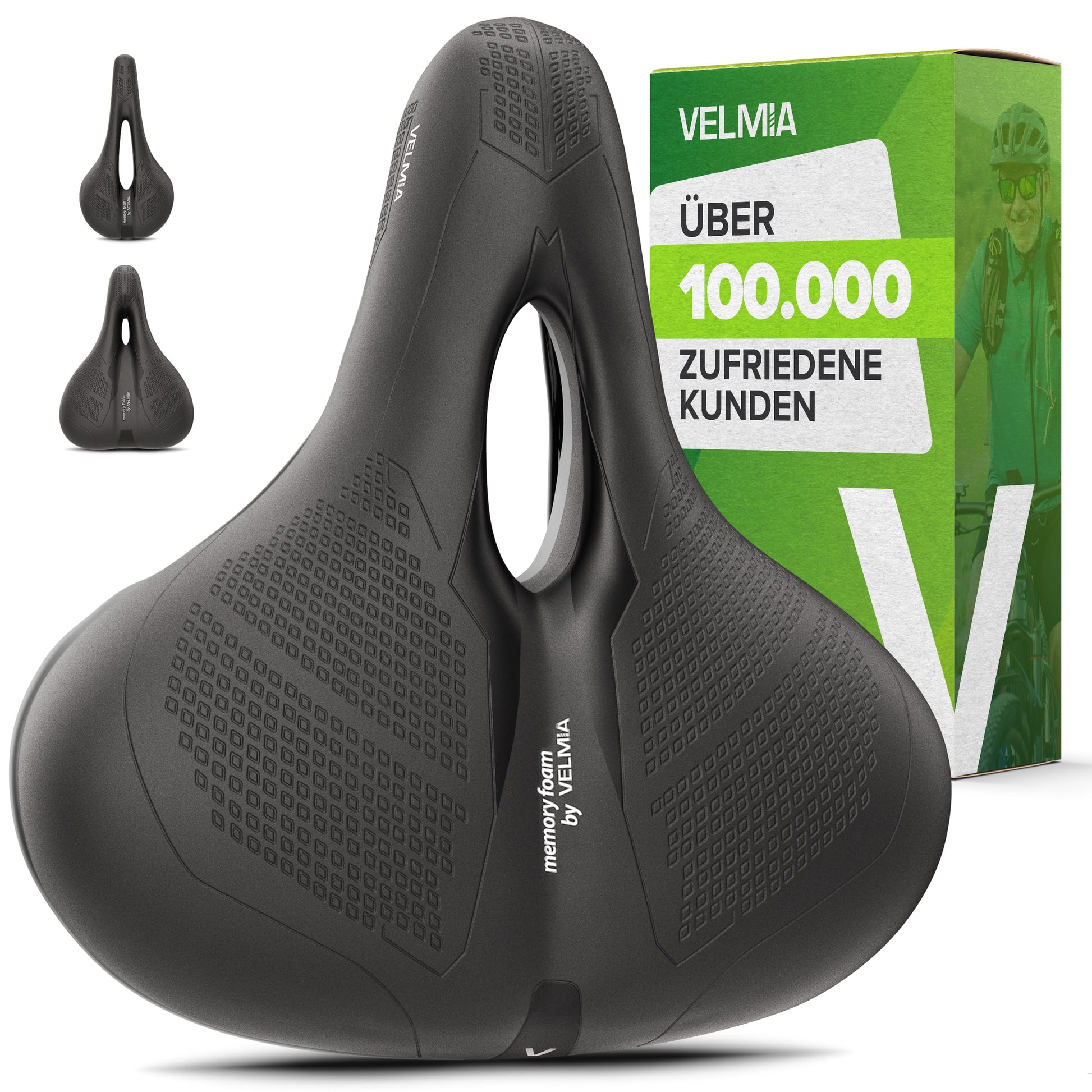velmia city fahrradsattel Fahrradsattel City ergonomisch wasserdicht Damen Herren – Velmia – widim.de