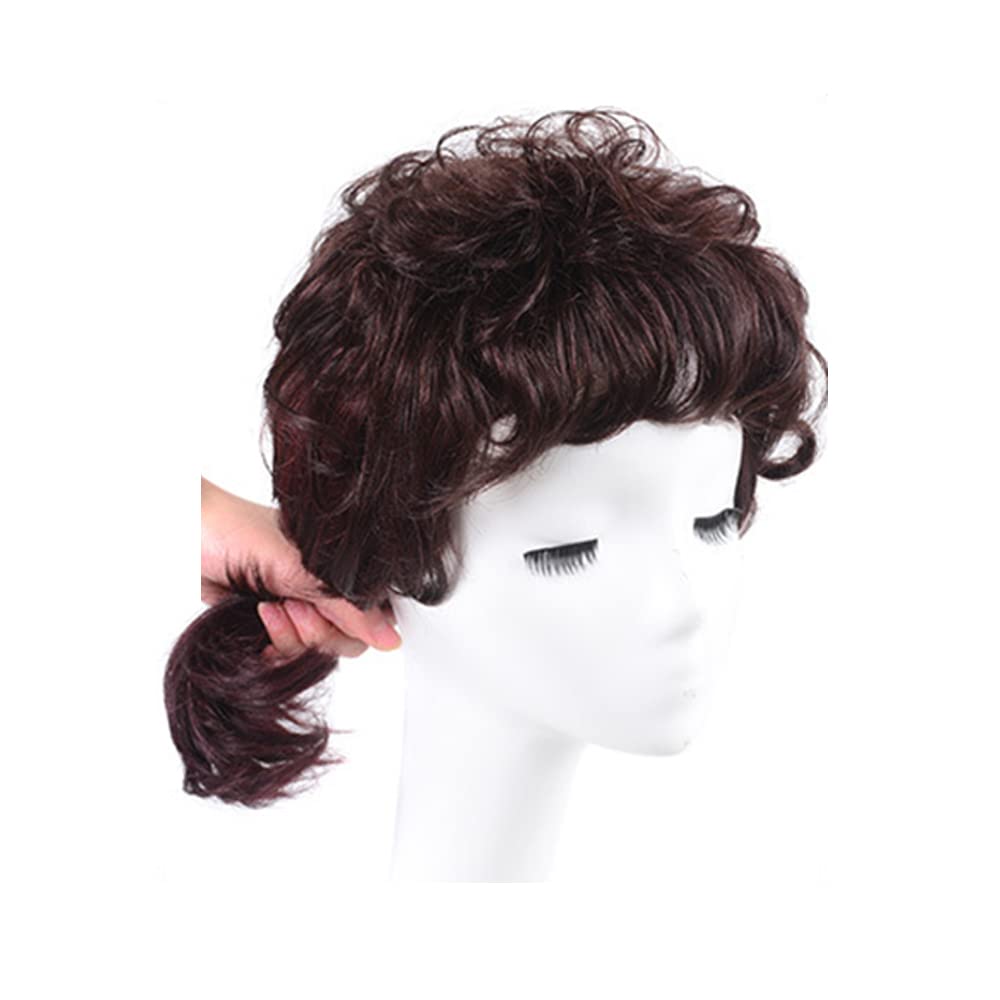 Echthaar Lockige Wellen Toupee