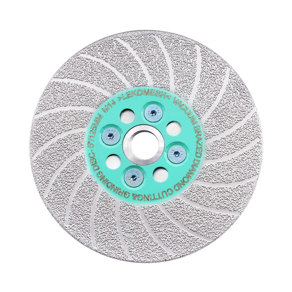 LEKOMESH Diamant-Trennscheibe 125 mm, M14, zum Schneiden und Schleifen