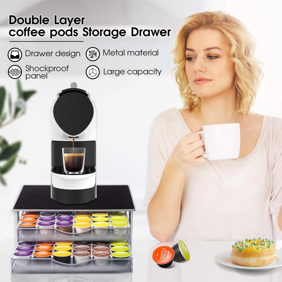 Masthome Kaffeekapselhalter für 72 Dolce Gusto Kapseln