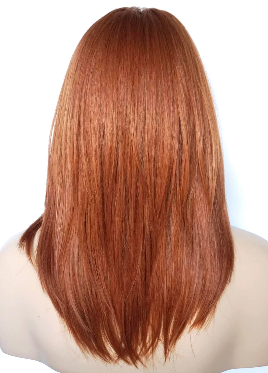 Mittellange Perücke mit Pony 35cm