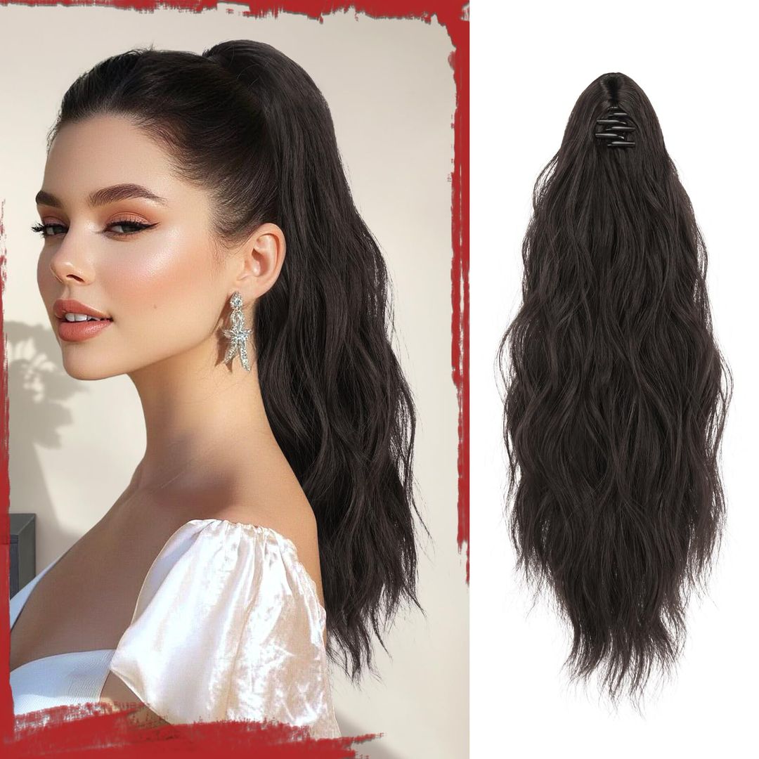 Haarstück für Pferdeschwanz mit Clip 41cm