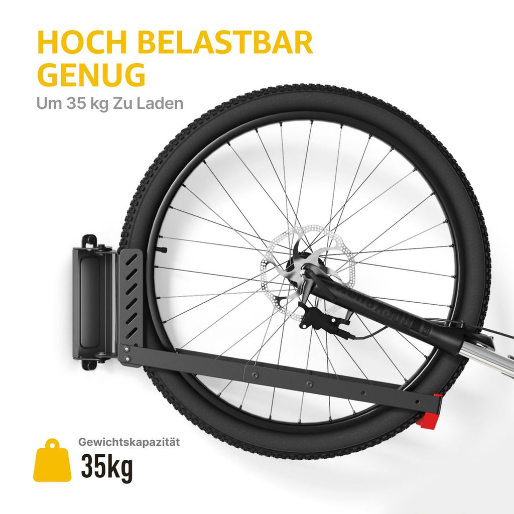 Schwenkbare Fahrrad-Wandhalterung bis 35 kg