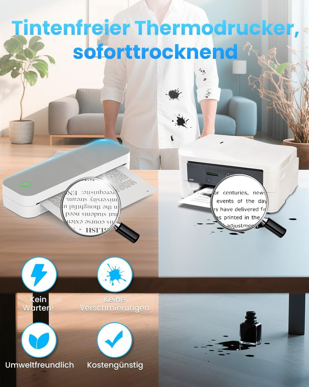 Bluetooth A4 Thermodrucker