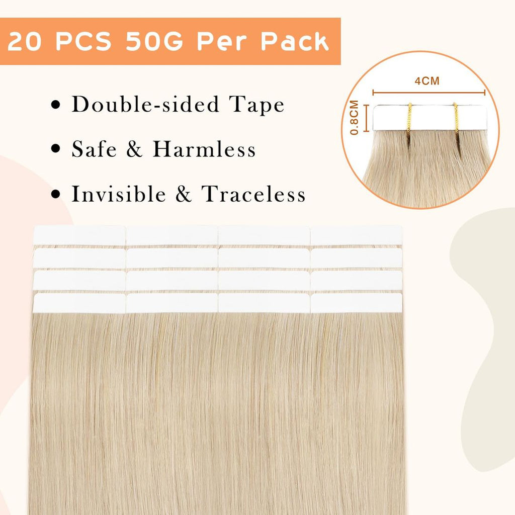 Haarverlängerungen aus echtem Haar 20 Zoll