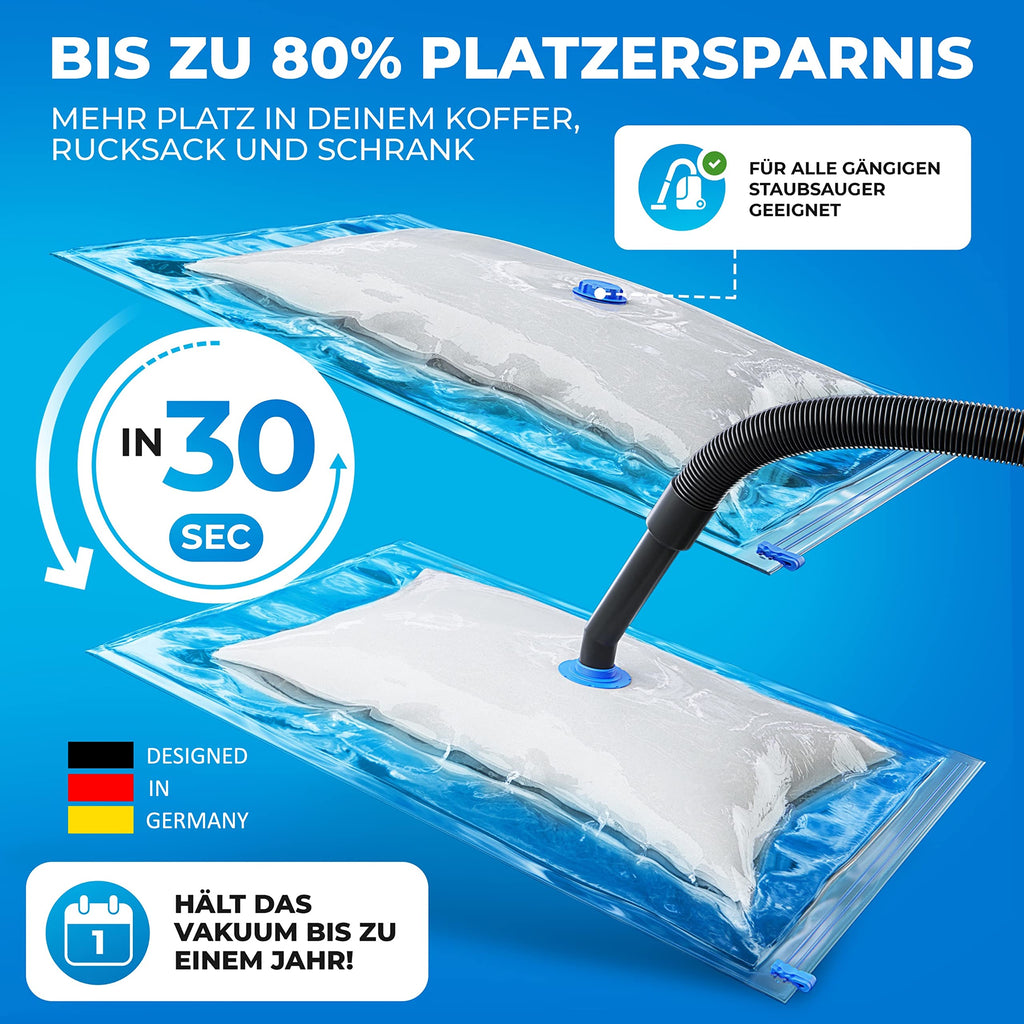 SilverRack Vakuumbeutel für Kleidung [6er-Pack]