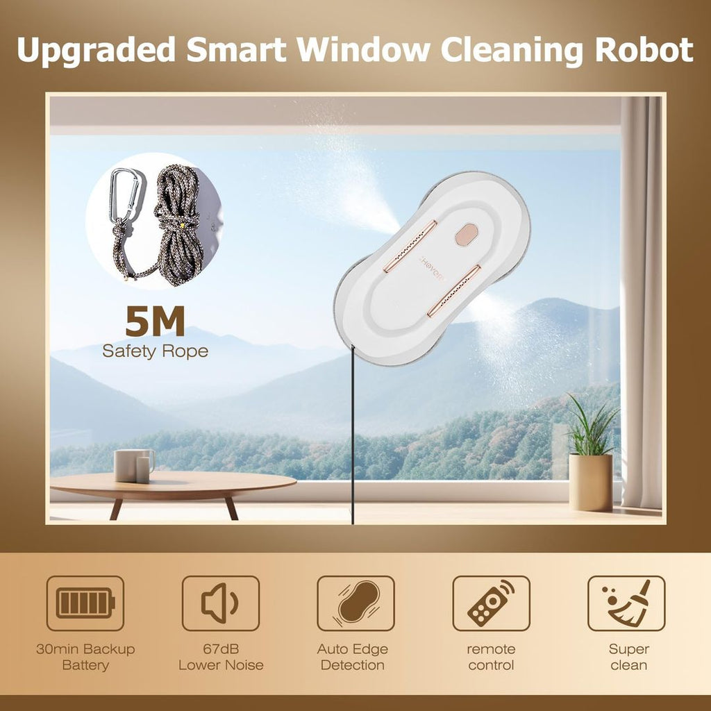 CHOVERY CL-3 Fensterreinigungsroboter 3000 Pa mit Sprühfunktion – Innen und Außen