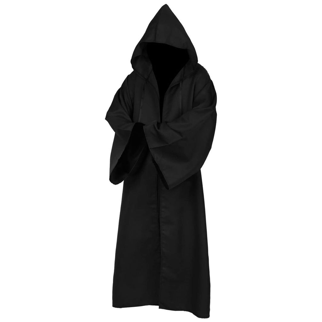 Jedi-Robe mit Kapuze – Schwarz, Uni/XL