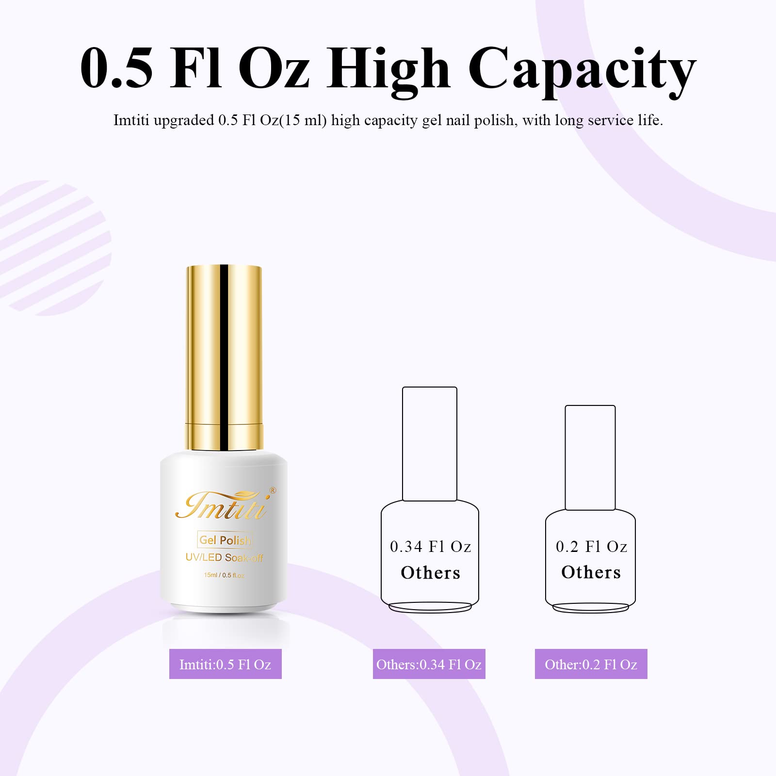 Glitzer-Gel-Nagellack – 15 ml - dunkle Orchideenfarbe