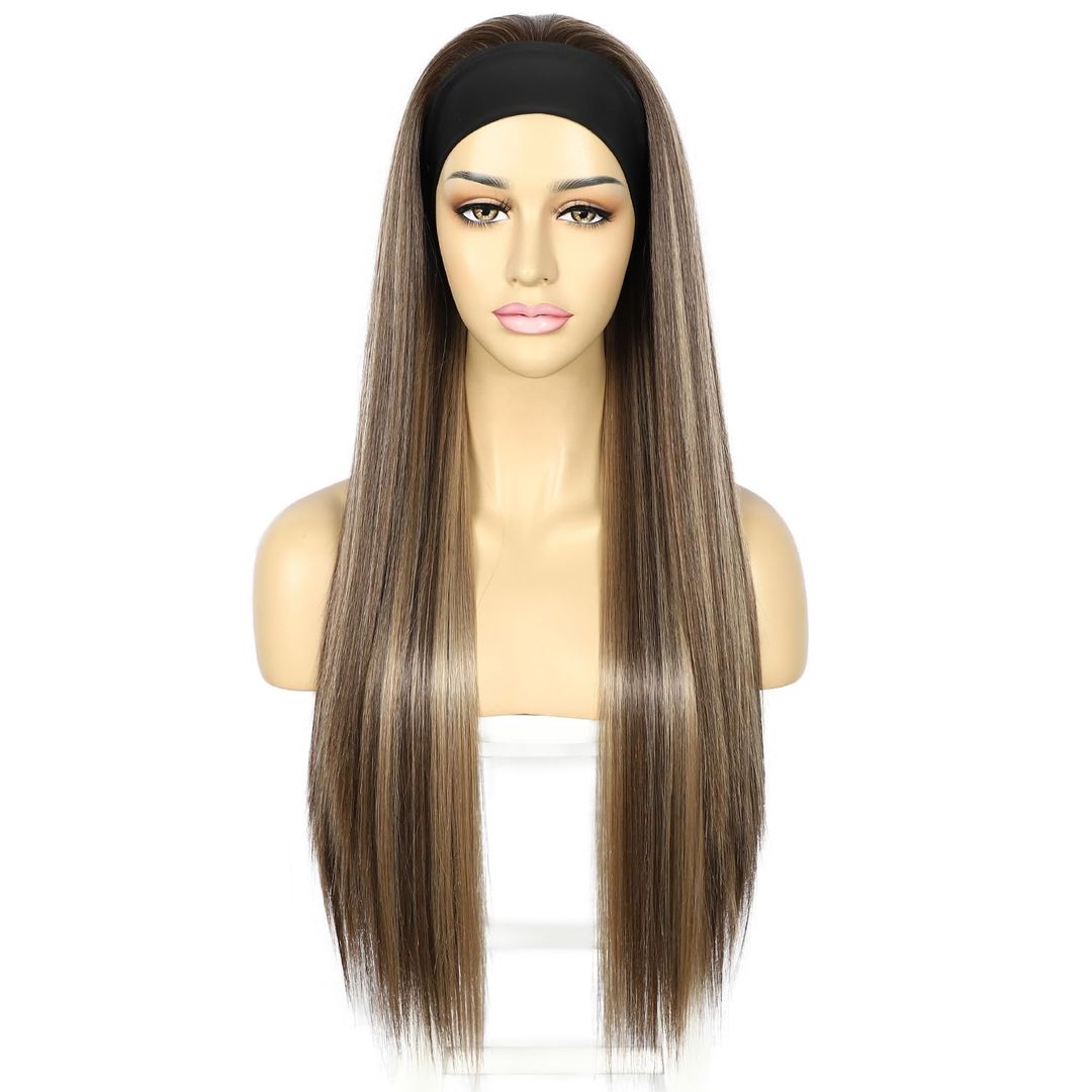 Perücke mit Haarbänder - 26 Zoll