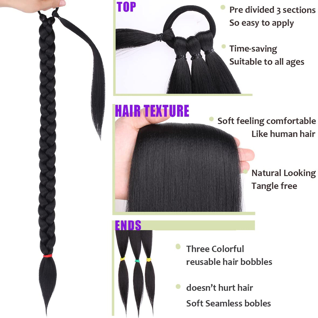 Pferdeschwanz Haarverlängerungen 34 Zoll