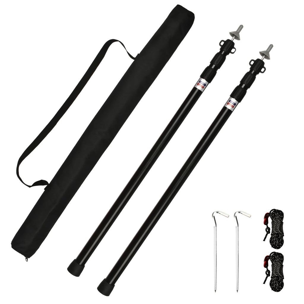 Телескопичен прът за палатки, пръти за тенти