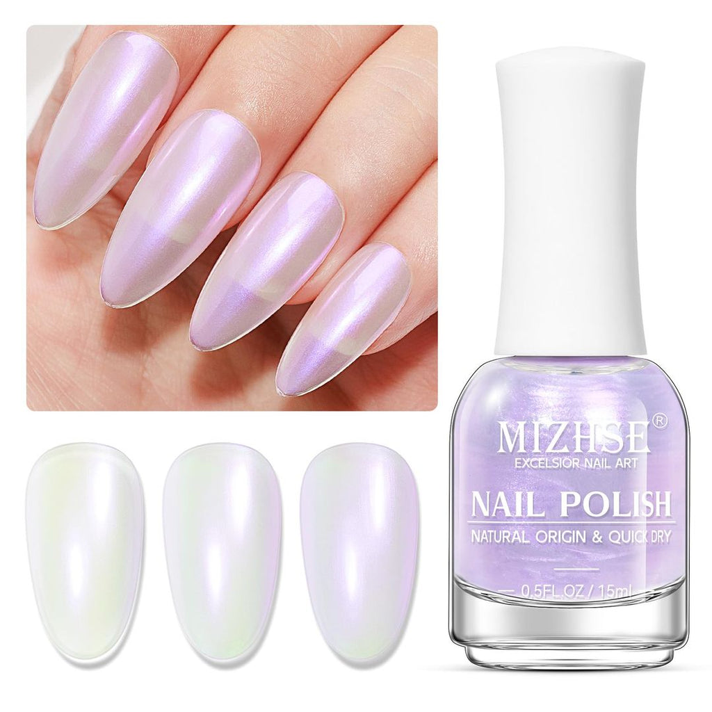 Nagellack Holografischer Glitzer – Regenbogen, Schnell Trocknend, Langanhaltend, Starterset