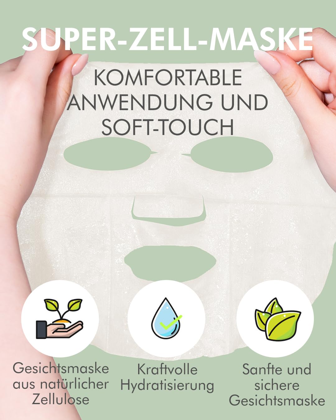Gesichtsmasken Hautpflege – 12er-Pack