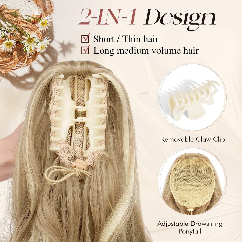 Pferdeschwanz mit Clip