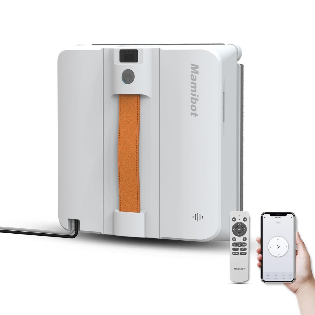 Mamibot W120-DP Fensterreinigungsroboter mit Sprühfunktion – Weiß/Grau