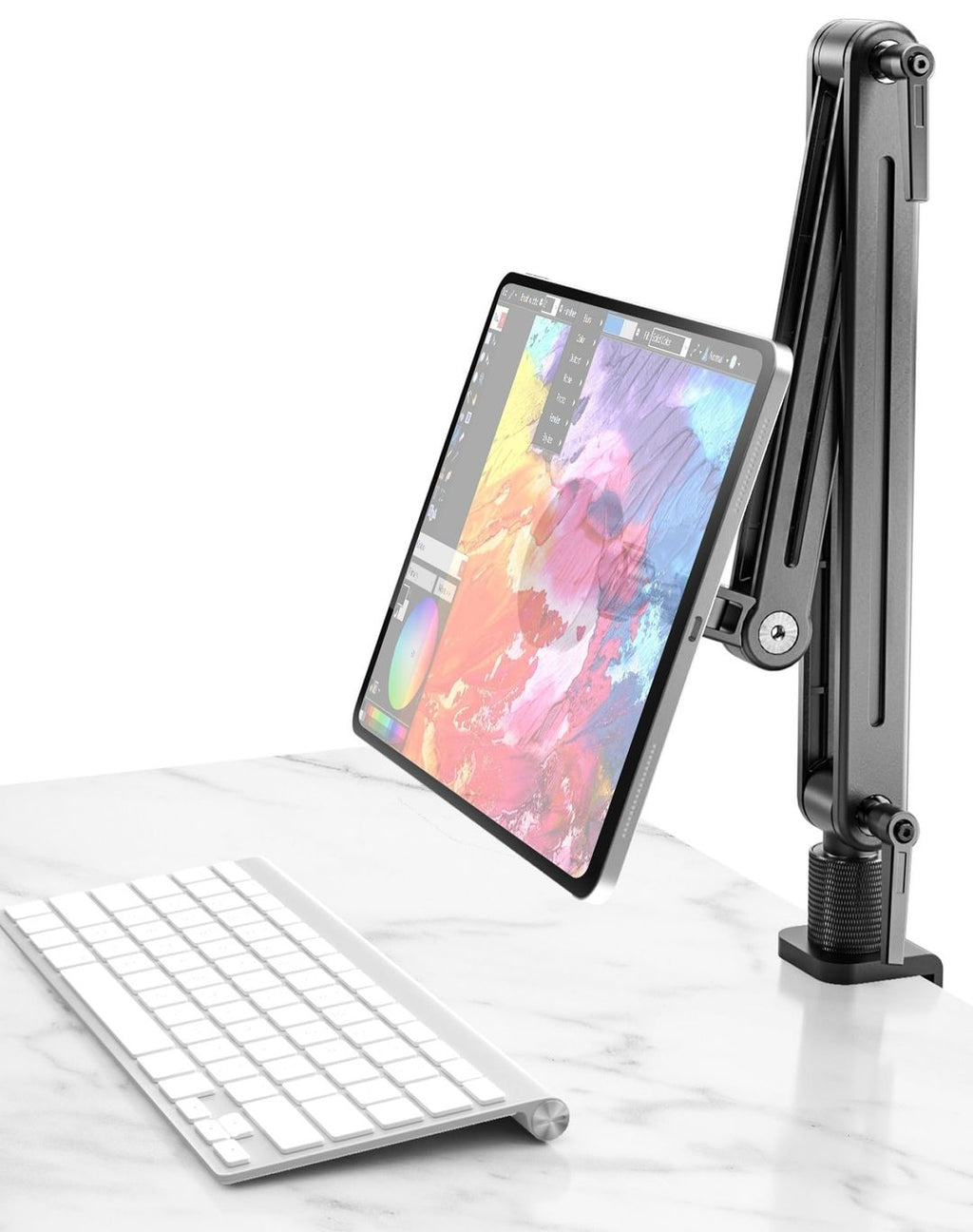 Tablet- und Monitorhalter, 360 Grad drehbar, magnetisch, VESA 75 mm