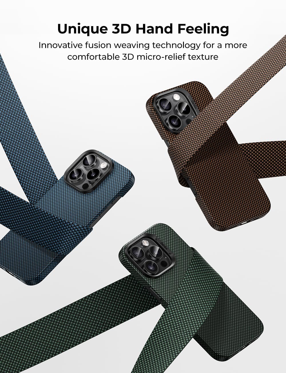 BENKS ArmorTint Hülle – iPhone 16 Pro, MagSafe, Kevlar Aramidfaser, Kameraschutz, Goldene Morgenröte