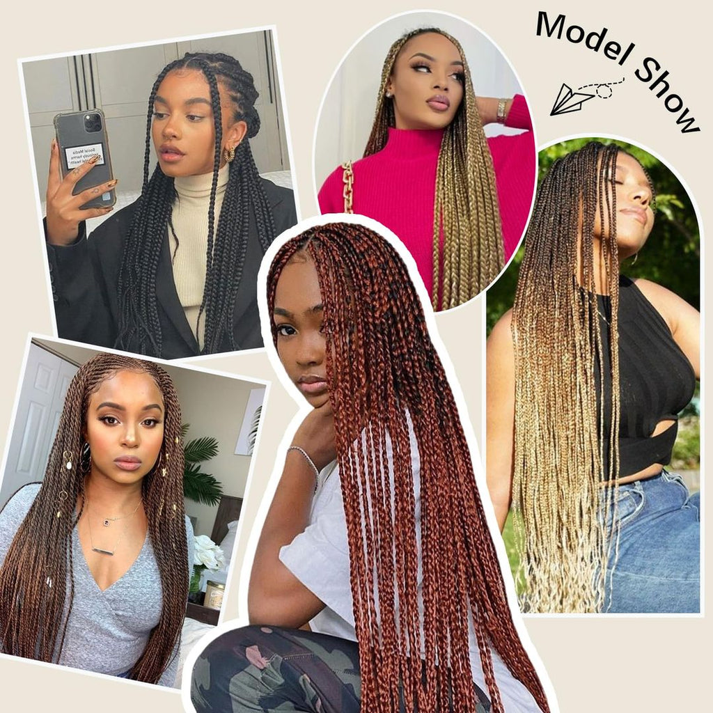 Easy Braids -vorgedehntes Flechthaar, 50,8 cm.