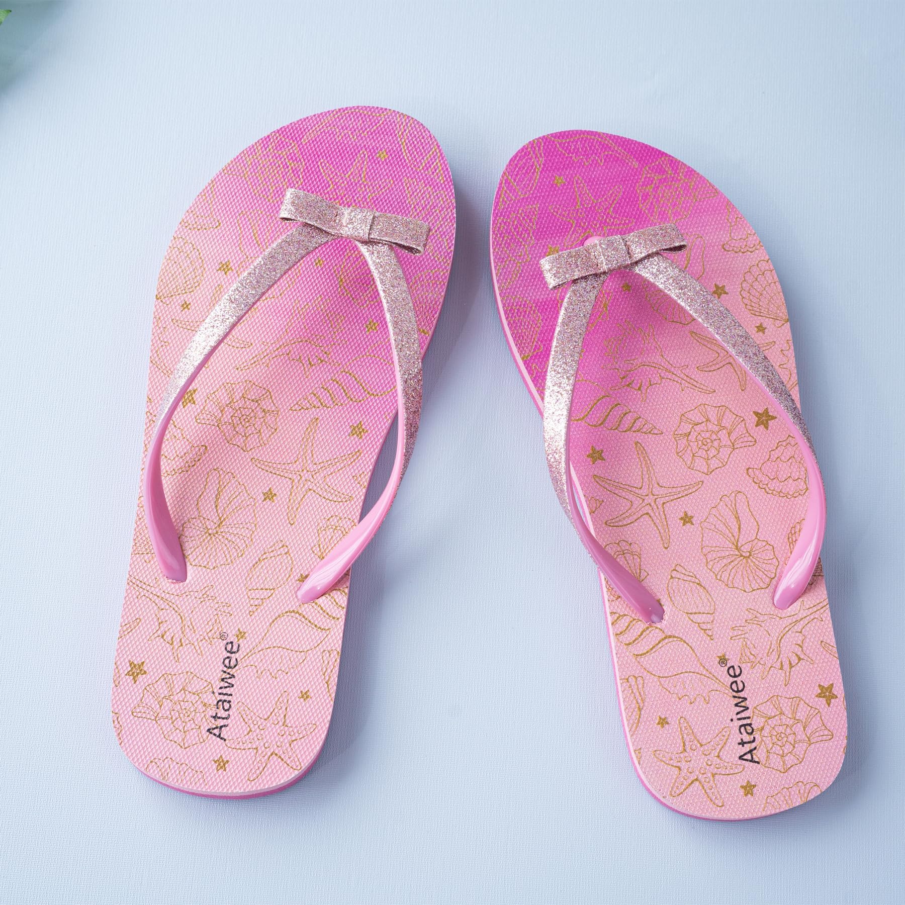Mädchen Flip-Flops GD Bunt Bedruckt – Strand-Sandalen für Kinder