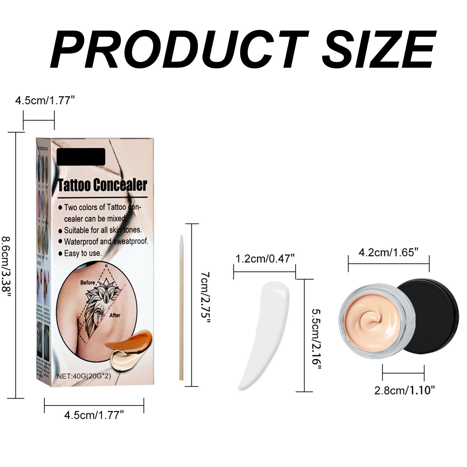 Wasserfester Concealer – Für alle Hauttöne SET