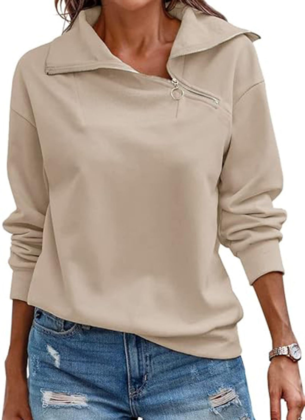 Damen Sweatshirt Casual