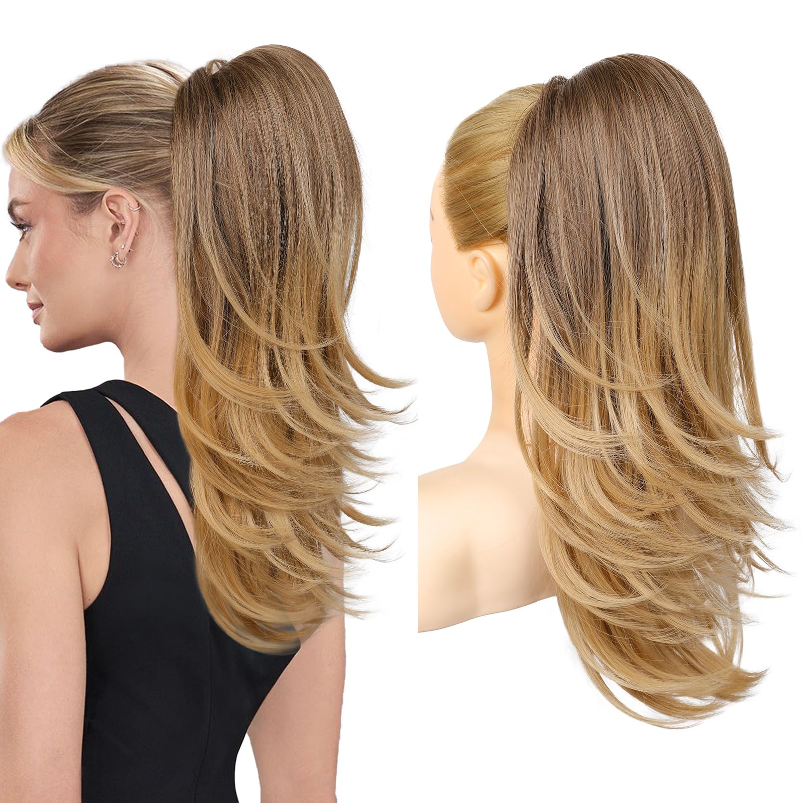 Pferdeschwanz-Haarverlängerung 50 cm