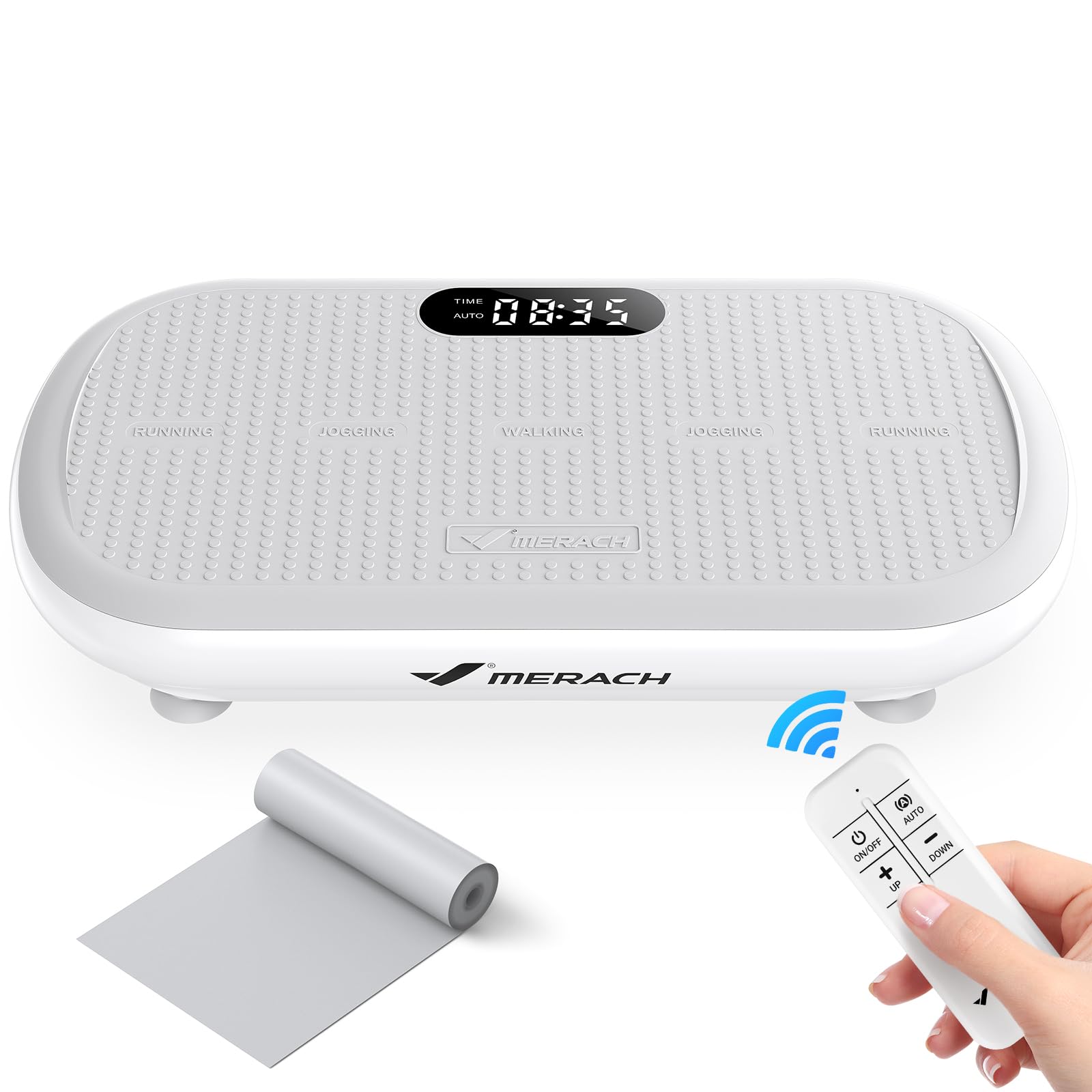 Vibrationsplatte Fitness Platform – Ganzkörpertraining, Grau, 10,7 kg