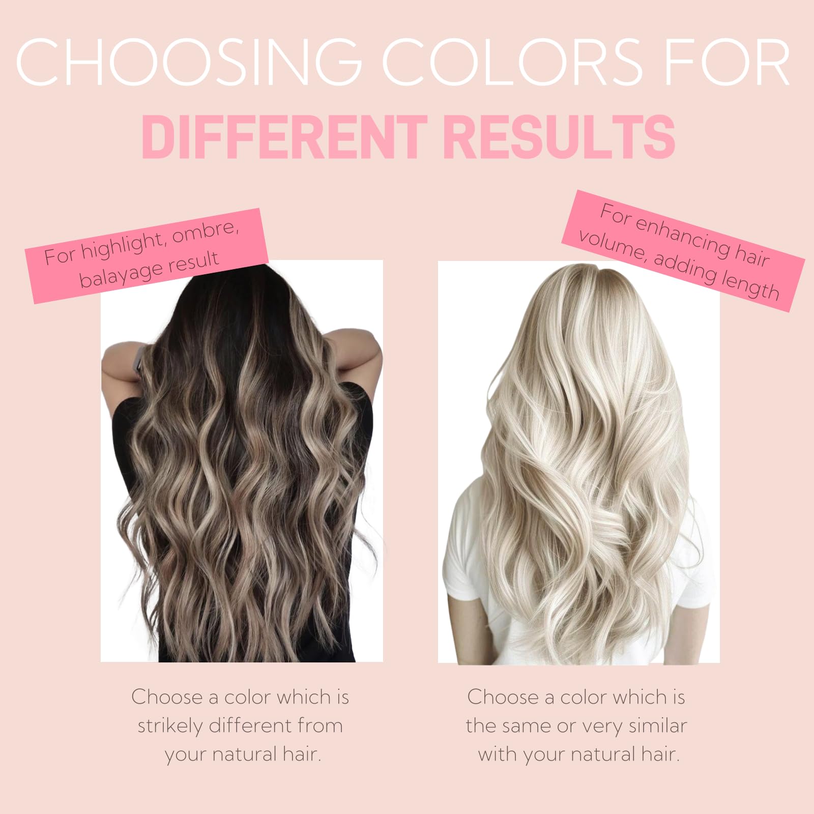 Haarverlängerungen Echthaar doppelt genäht 45/ 50/ 55cm