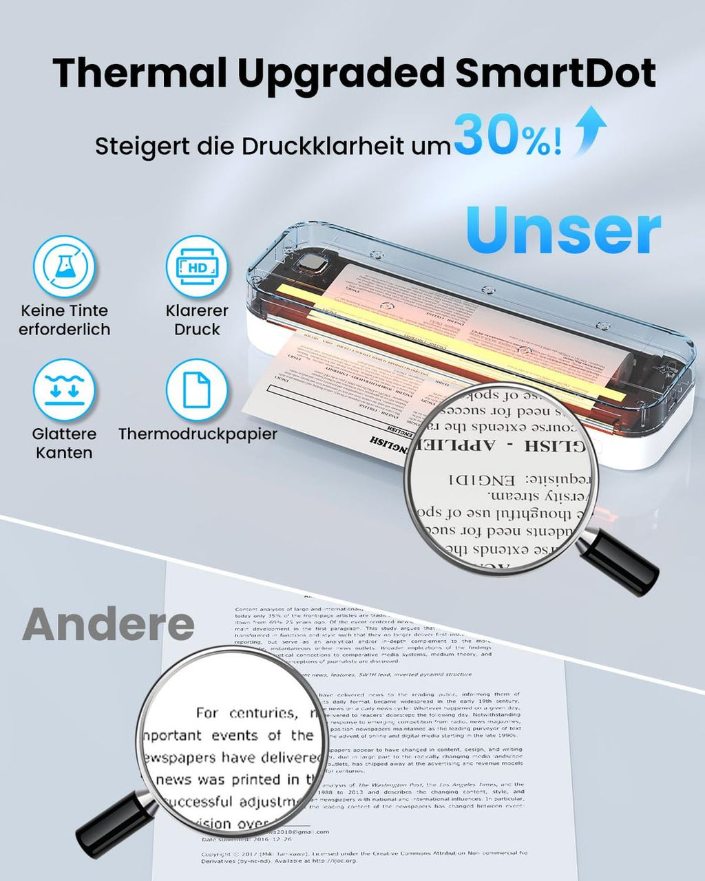 Bluetooth A4 Thermodrucker