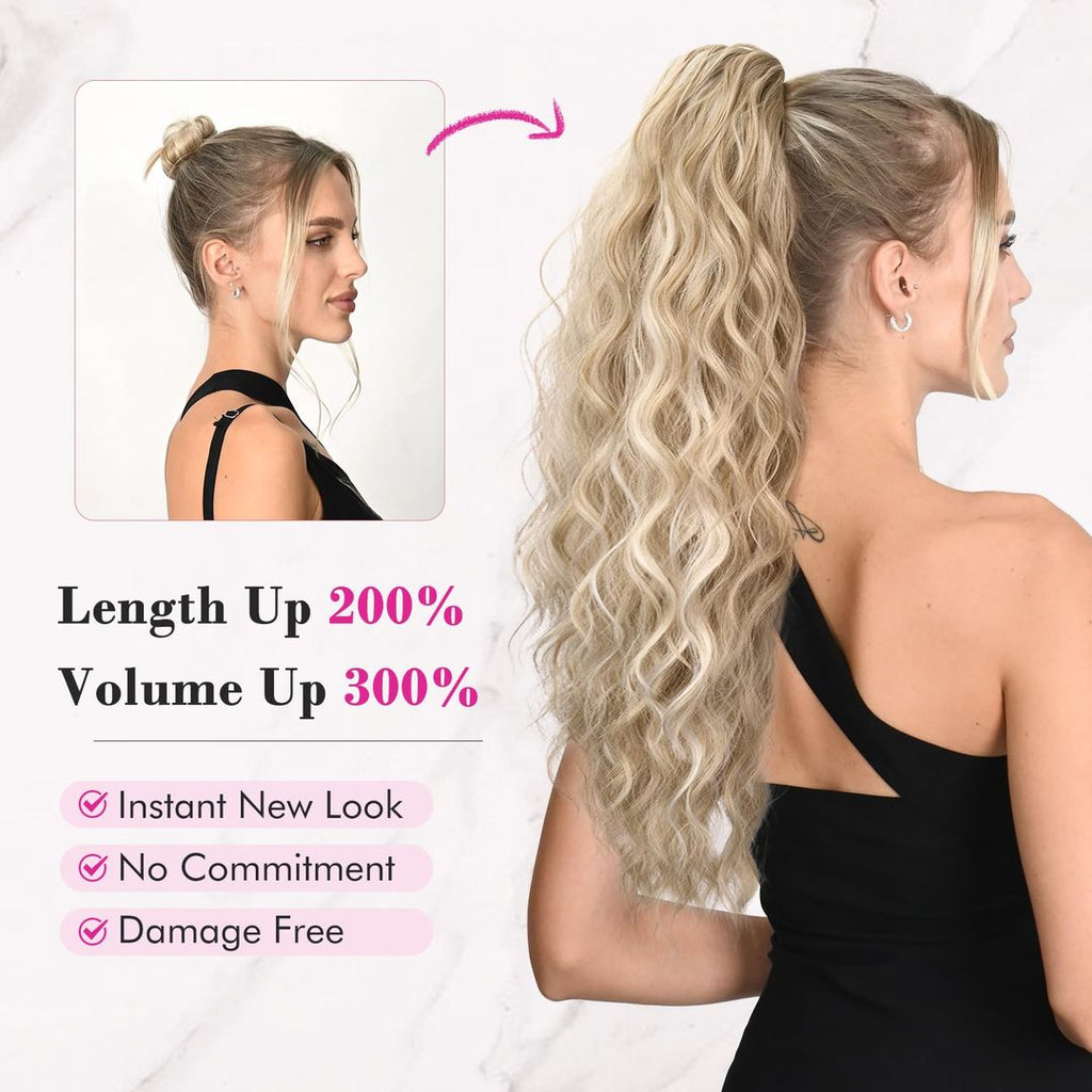 Pferdeschwanz Haarverlängerung 66 cm
