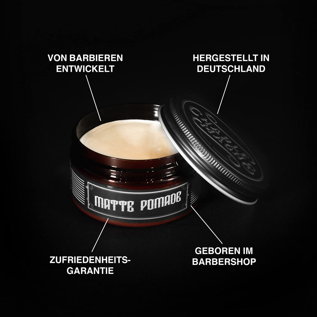 Matte Haar-Pomade für Männer – Mittlerer Halt, 100 ml