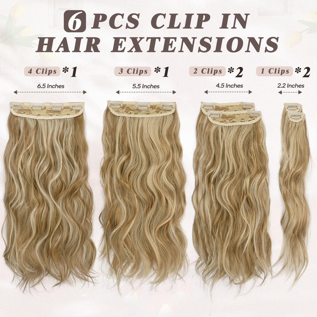 Extension Clip-in Wellenhaare 40cm dicke natürliche