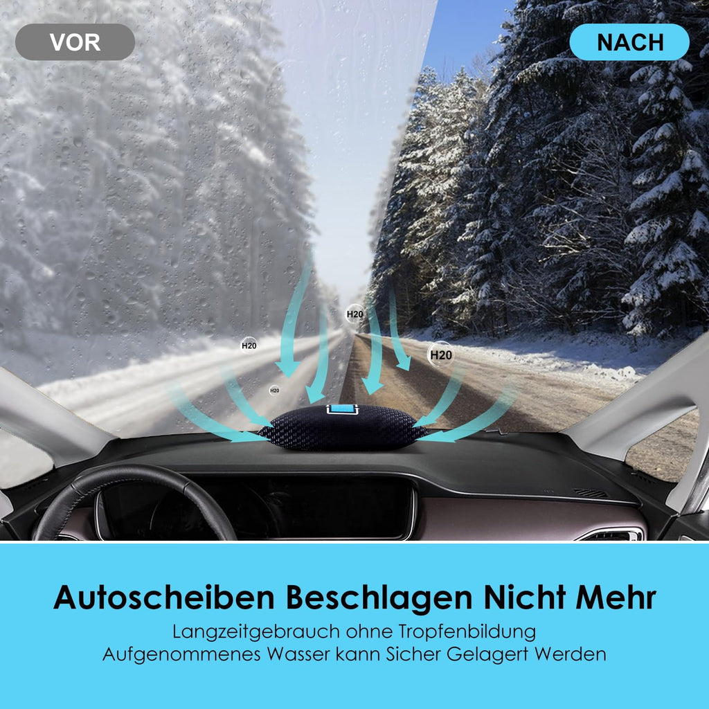 Luftentfeuchter Auto 1000g – Silica Gel wiederverwendbar gegen beschlagene Scheiben