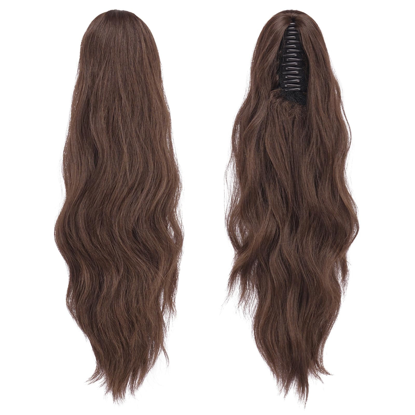 Pferdeschwanz Extensions Klammer 20Zoll