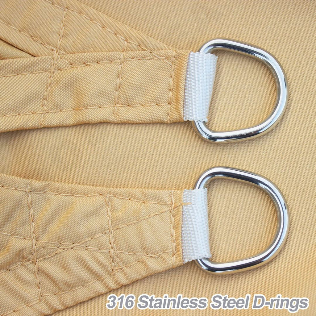 Dreieckige Sonnensegel-Markise, 5 x 5 x 7 m