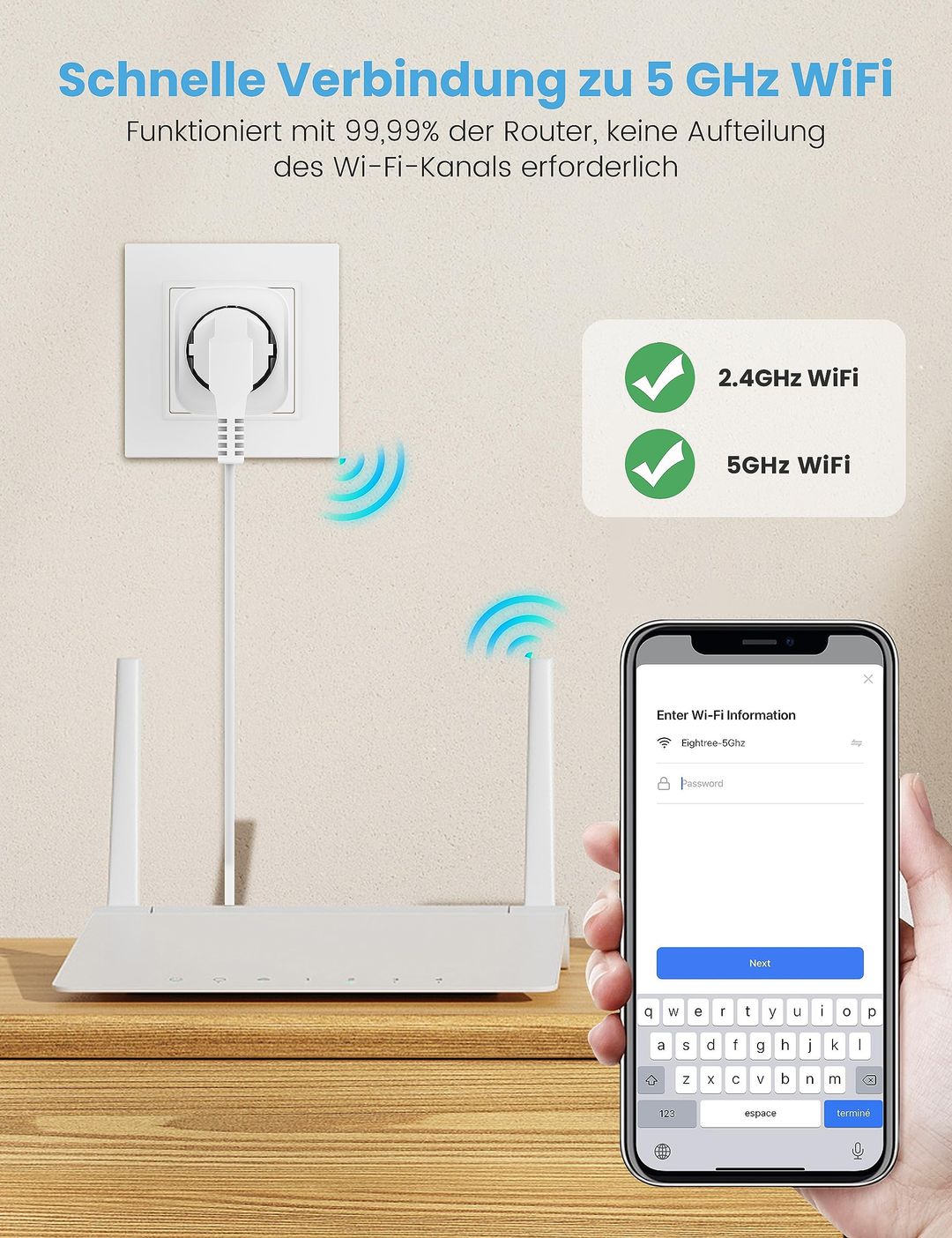 Smart Home WiFi Steckdose