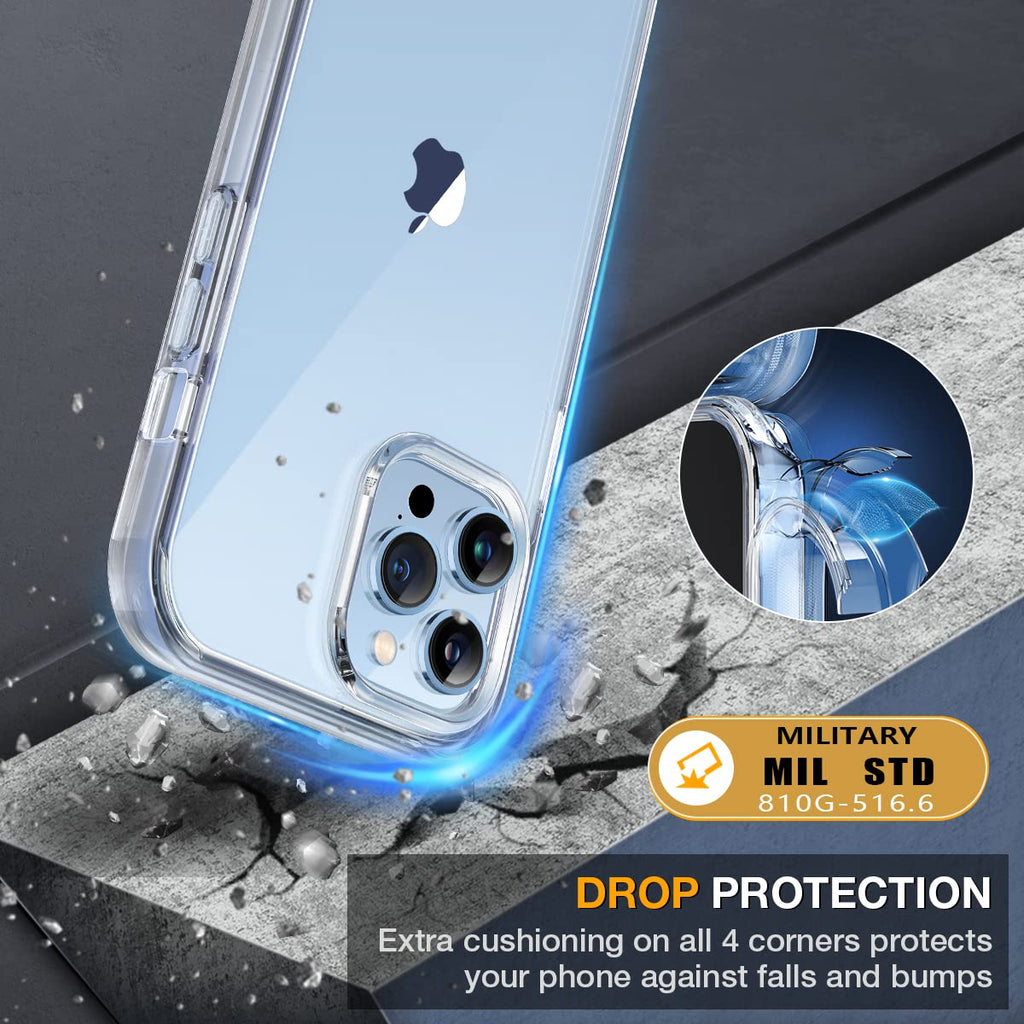 360-Grad-Hülle – iPhone 13 Pro Max, Displayschutzfolie, Transparent