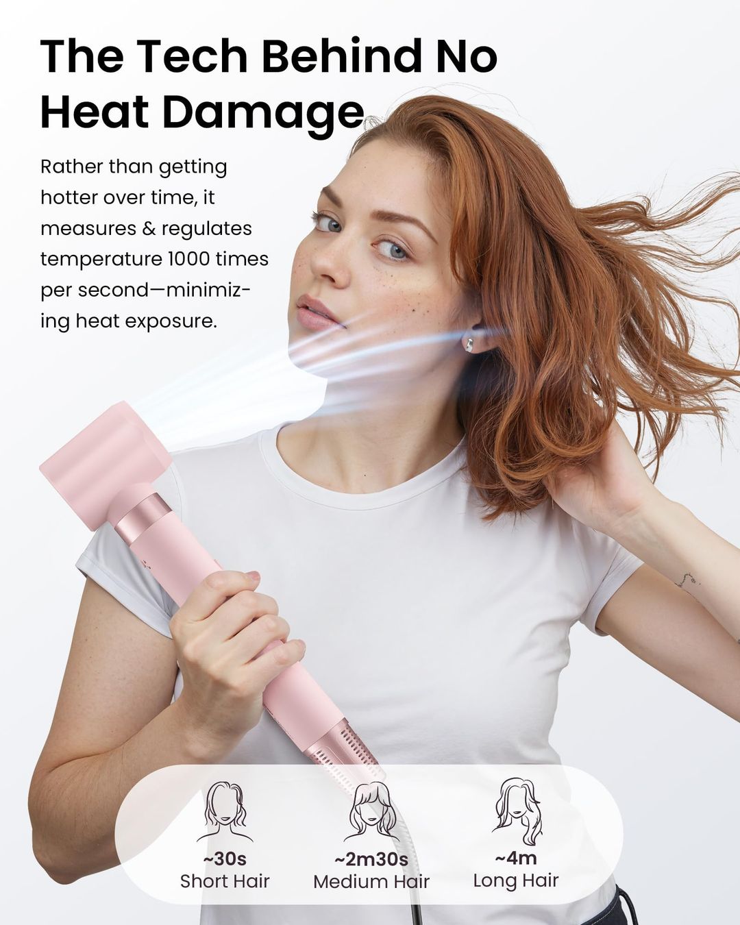 5-in-1 Airstyler-Set mit Ionenfunktion, Auto-Wrap und Volumenbürste
